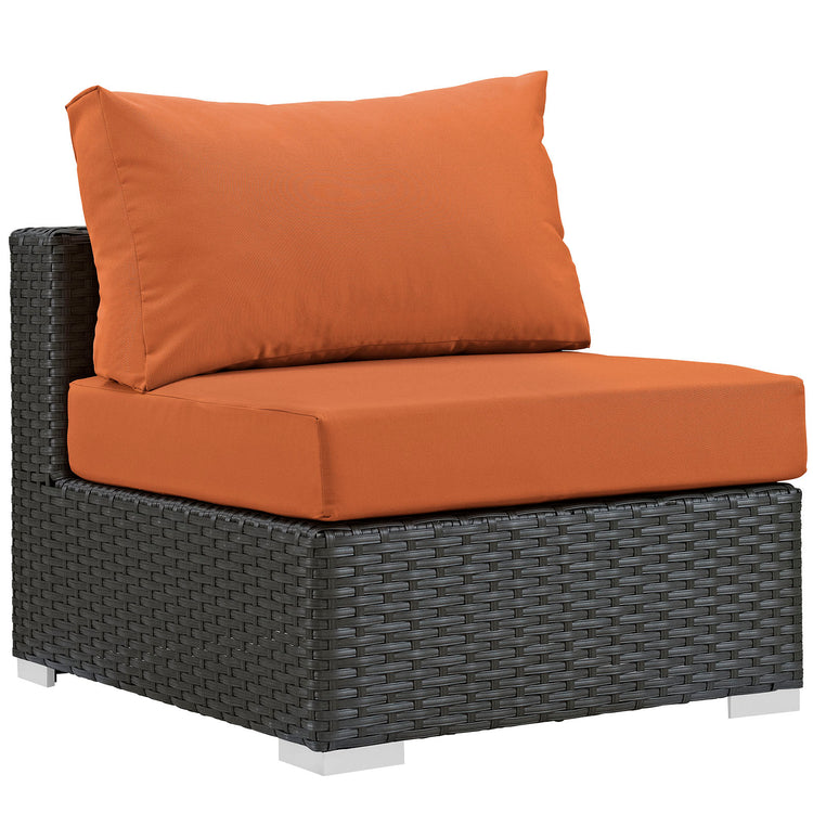 Sojourn Outdoor Patio Fabric Sunbrella® Armless - Canvas Tuscan