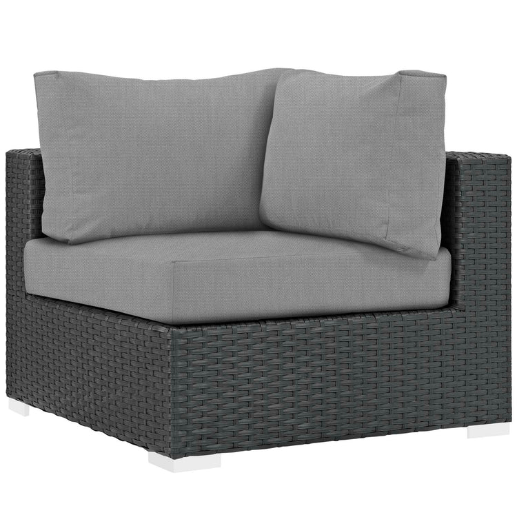 Sojourn Outdoor Patio Sunbrella® Corner - Canvas Gray