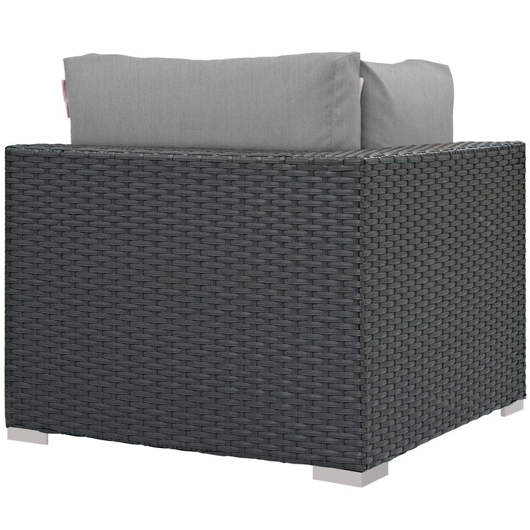 Sojourn Outdoor Patio Sunbrella® Corner - Canvas Gray