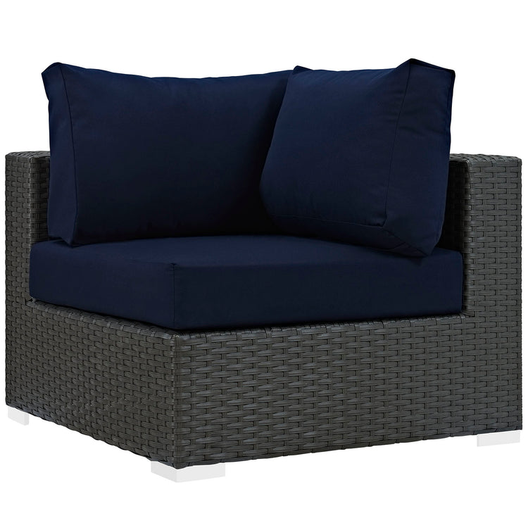 Sojourn Outdoor Patio Sunbrella® Corner - Canvas Navy
