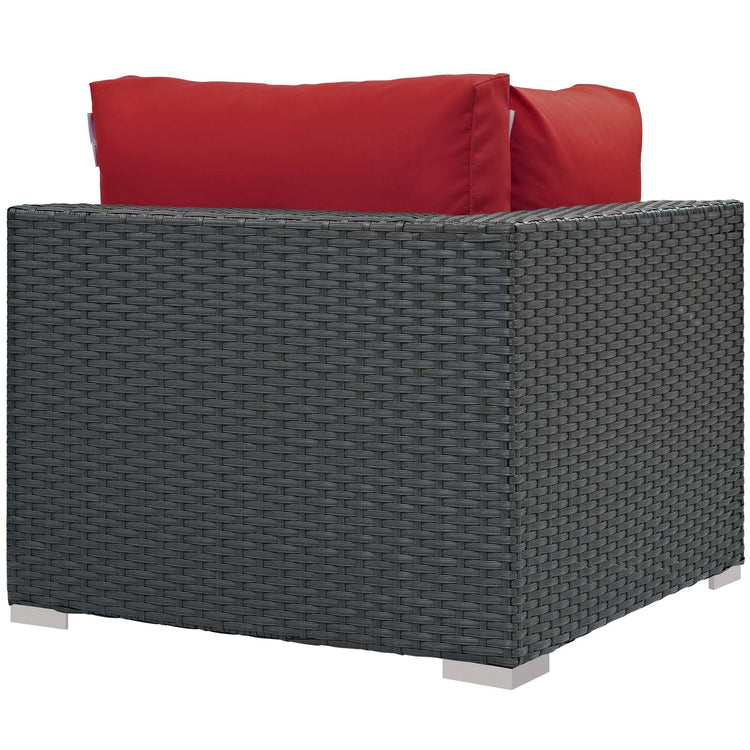 Sojourn Outdoor Patio Sunbrella® Corner - Canvas Red