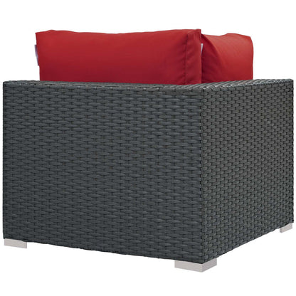 Sojourn Outdoor Patio Sunbrella® Corner - Canvas Red