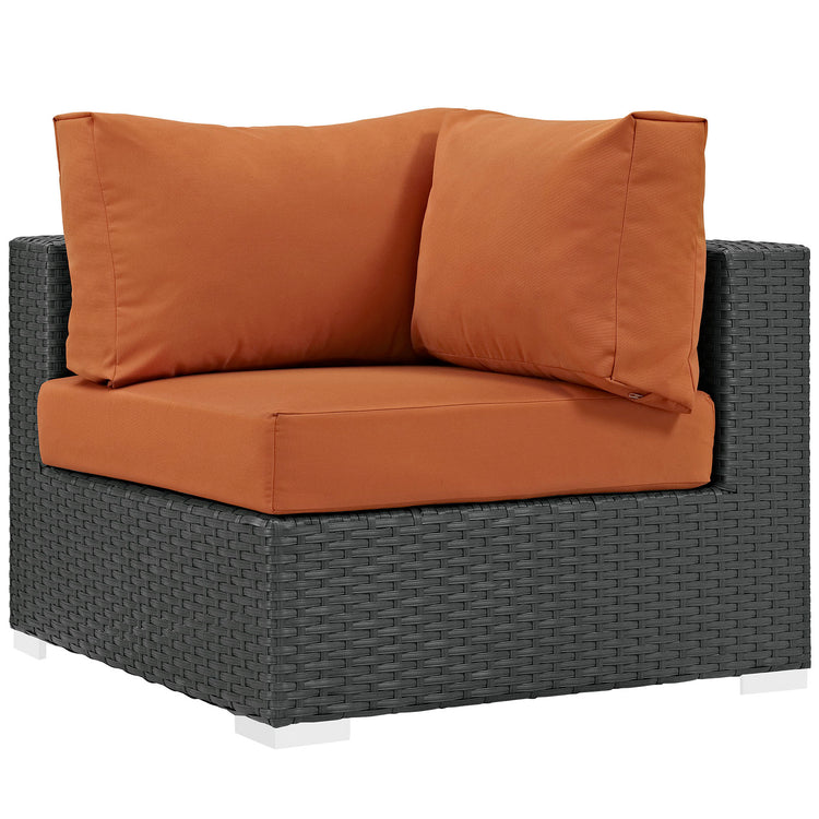 Sojourn Outdoor Patio Sunbrella® Corner - Canvas Tuscan