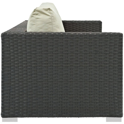 Sojourn Outdoor Patio Sunbrella® Sofa - Canvas Antique Beige