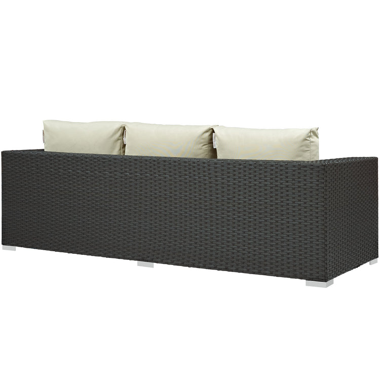 Sojourn Outdoor Patio Sunbrella® Sofa - Canvas Antique Beige