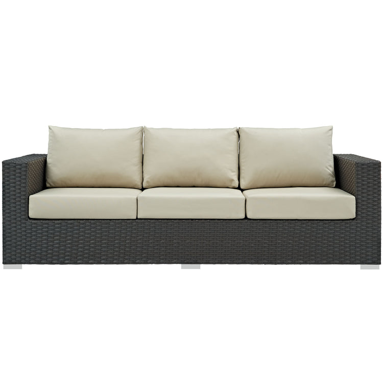 Sojourn Outdoor Patio Sunbrella® Sofa - Canvas Antique Beige