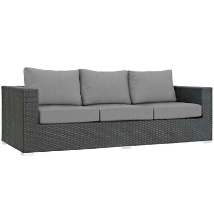 Sojourn Outdoor Patio Sunbrella® Sofa - Canvas Gray