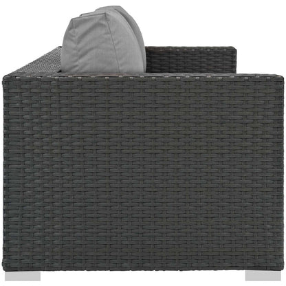 Sojourn Outdoor Patio Sunbrella® Sofa - Canvas Gray