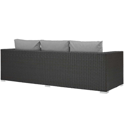 Sojourn Outdoor Patio Sunbrella® Sofa - Canvas Gray