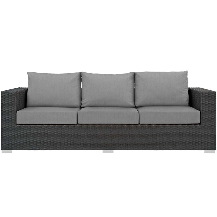 Sojourn Outdoor Patio Sunbrella® Sofa - Canvas Gray
