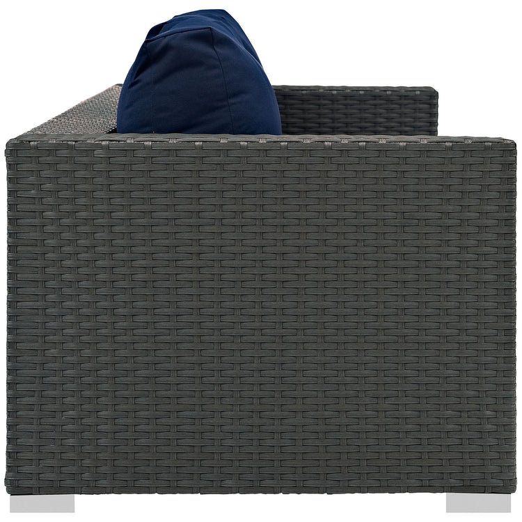 Sojourn Outdoor Patio Sunbrella® Sofa - Canvas Navy