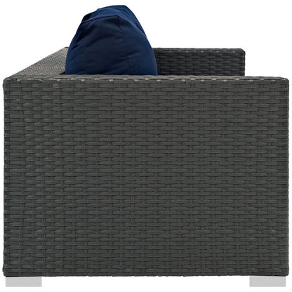 Sojourn Outdoor Patio Sunbrella® Sofa - Canvas Navy