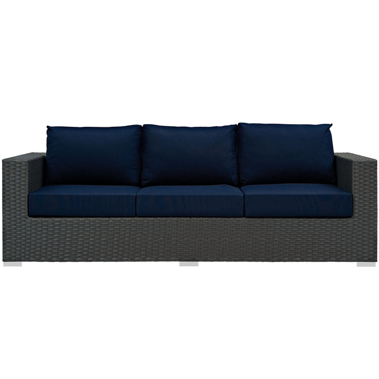 Sojourn Outdoor Patio Sunbrella® Sofa - Canvas Navy