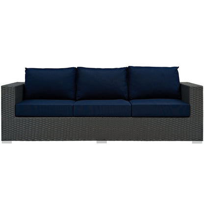 Sojourn Outdoor Patio Sunbrella® Sofa - Canvas Navy