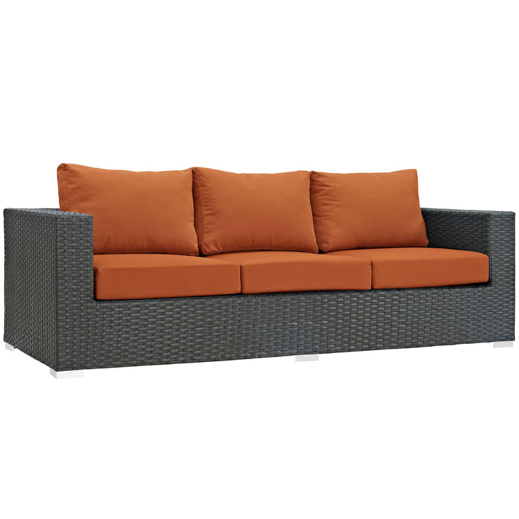 Sojourn Outdoor Patio Sunbrella® Sofa - Canvas Tuscan