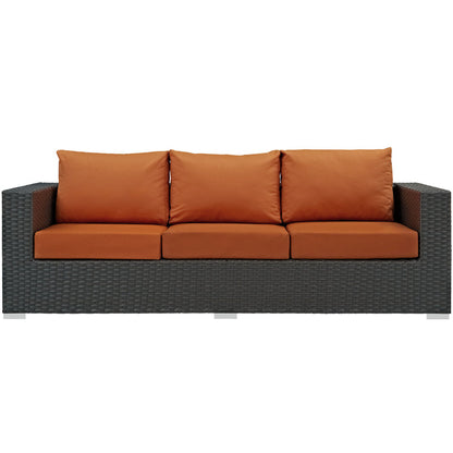 Sojourn Outdoor Patio Sunbrella® Sofa - Canvas Tuscan