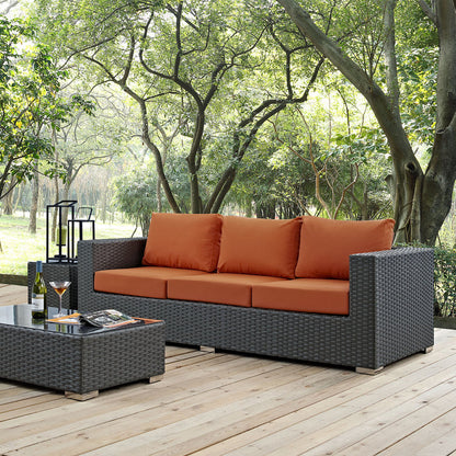 Sojourn Outdoor Patio Sunbrella® Sofa - Canvas Tuscan