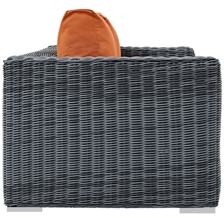 Summon Outdoor Patio Sunbrella® Loveseat - Canvas Tuscan