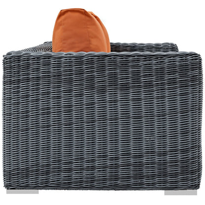 Summon Outdoor Patio Sunbrella® Loveseat - Canvas Tuscan