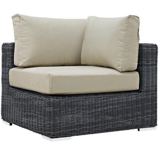 Summon Outdoor Patio Sunbrella® Corner - Canvas Antique Beige