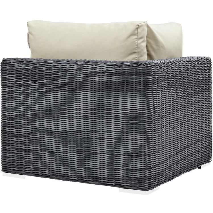Summon Outdoor Patio Sunbrella® Corner - Canvas Antique Beige