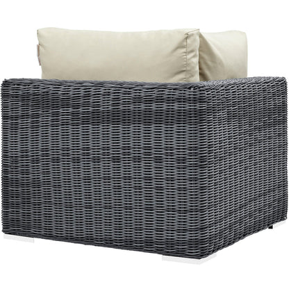 Summon Outdoor Patio Sunbrella® Corner - Canvas Antique Beige