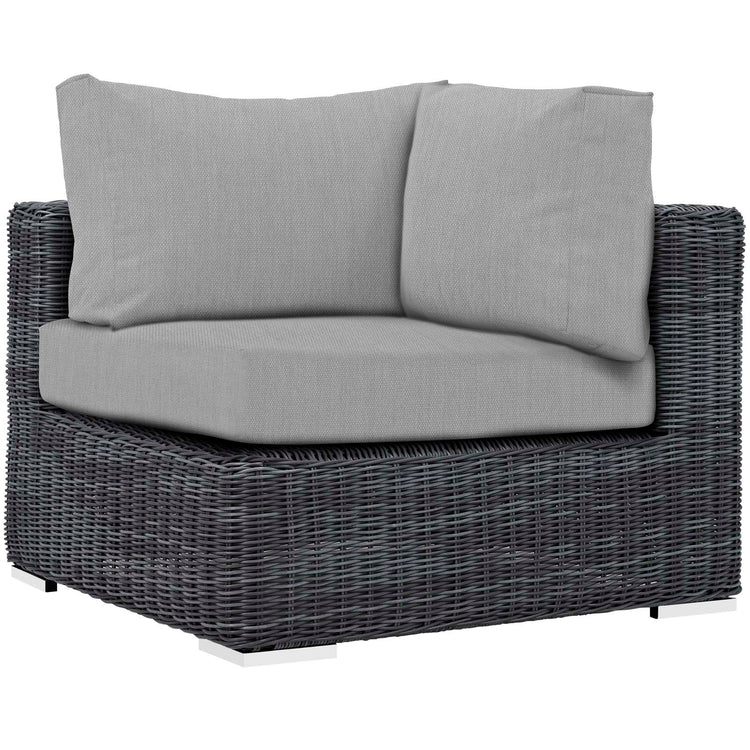 Summon Outdoor Patio Sunbrella® Corner - Canvas Gray