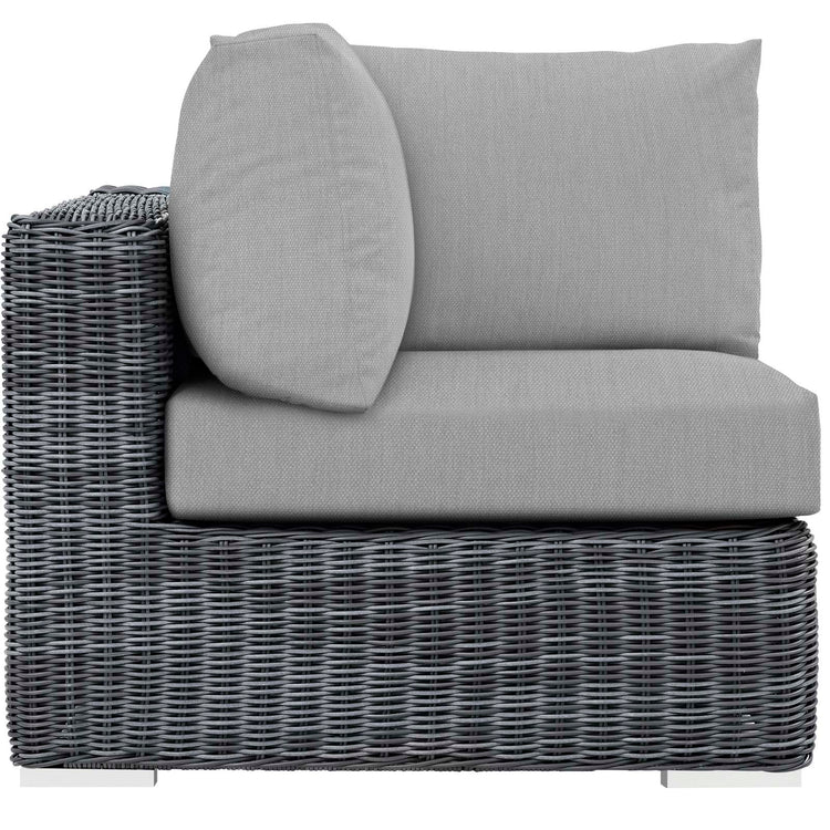 Summon Outdoor Patio Sunbrella® Corner - Canvas Gray
