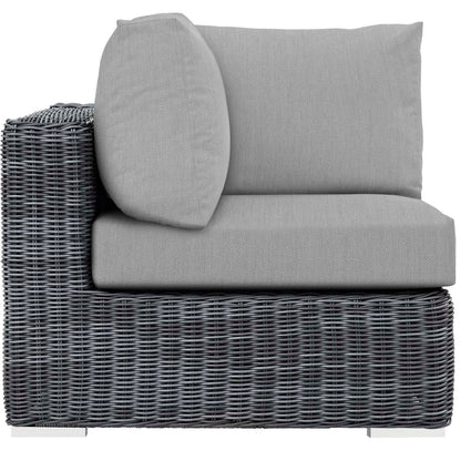 Summon Outdoor Patio Sunbrella® Corner - Canvas Gray