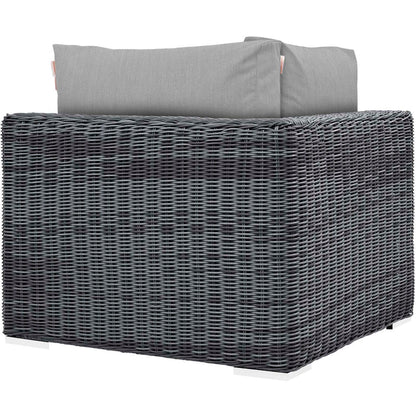 Summon Outdoor Patio Sunbrella® Corner - Canvas Gray
