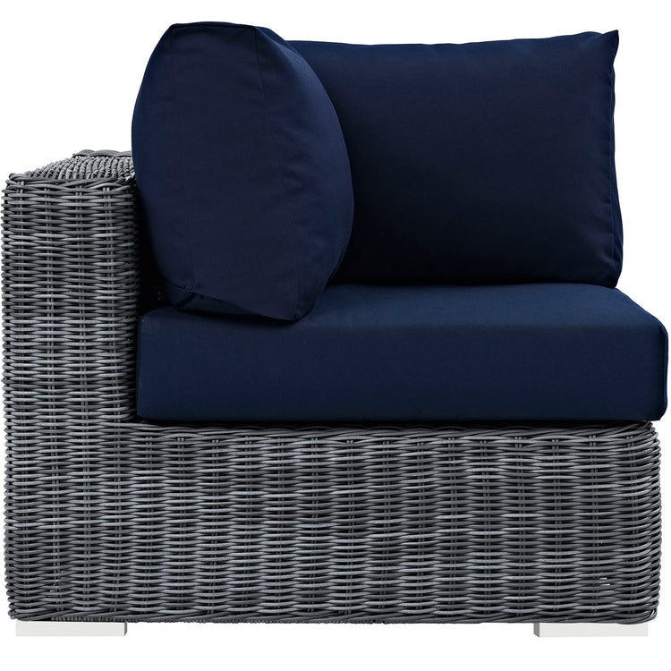 Summon Outdoor Patio Sunbrella® Corner - Canvas Navy