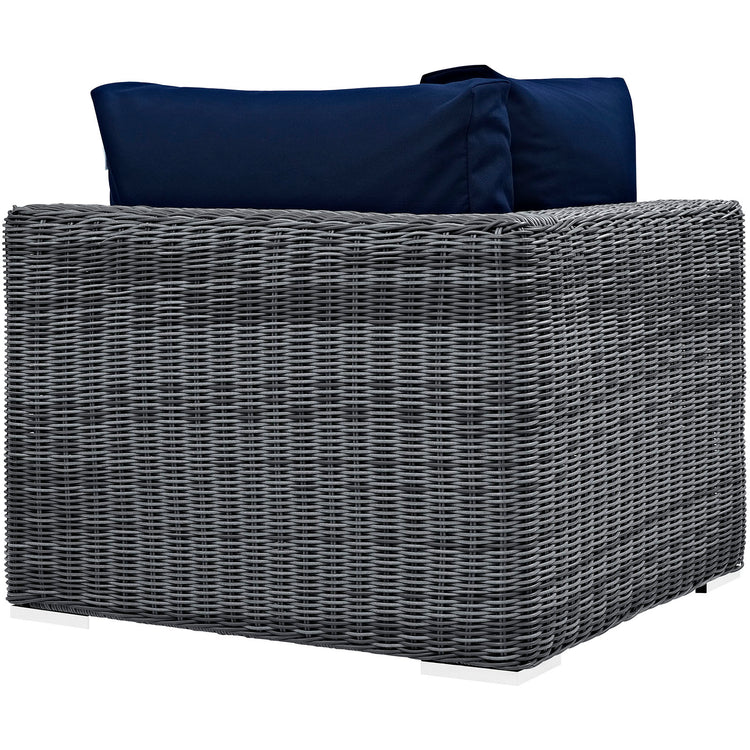 Summon Outdoor Patio Sunbrella® Corner - Canvas Navy