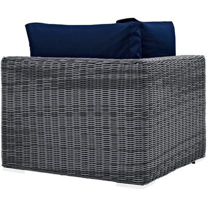 Summon Outdoor Patio Sunbrella® Corner - Canvas Navy