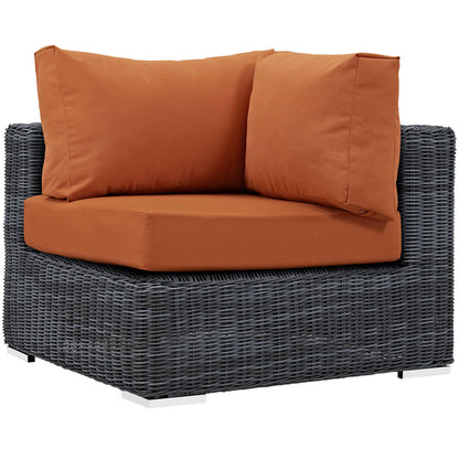 Summon Outdoor Patio Sunbrella® Corner - Canvas Tuscan