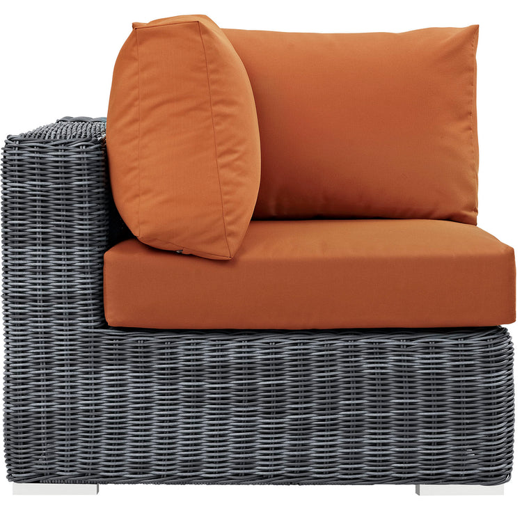 Summon Outdoor Patio Sunbrella® Corner - Canvas Tuscan