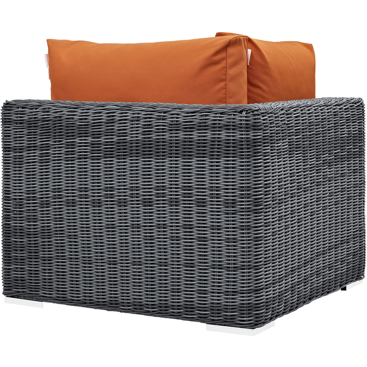 Summon Outdoor Patio Sunbrella® Corner - Canvas Tuscan