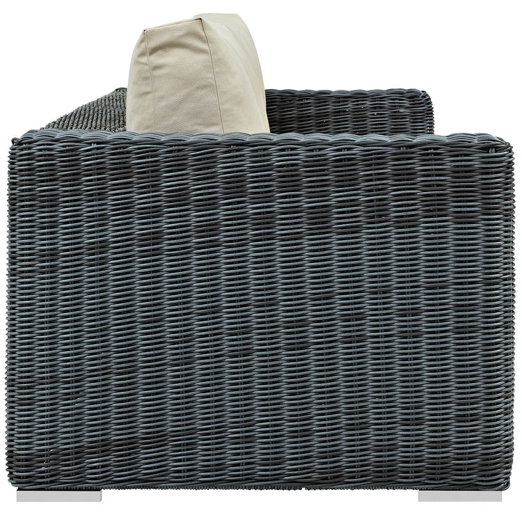 Summon Outdoor Patio Sunbrella® Sofa - Canvas Antique Beige