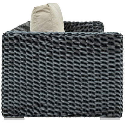 Summon Outdoor Patio Sunbrella® Sofa - Canvas Antique Beige