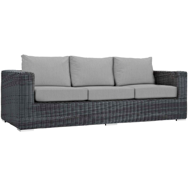 Summon Outdoor Patio Sunbrella® Sofa - Canvas Gray
