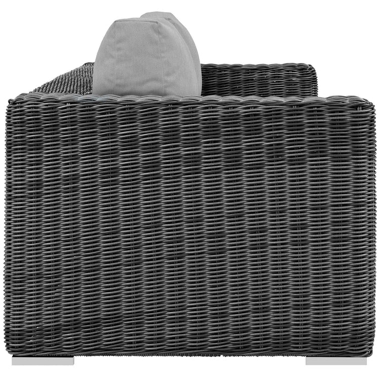 Summon Outdoor Patio Sunbrella® Sofa - Canvas Gray