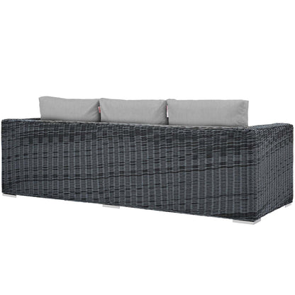 Summon Outdoor Patio Sunbrella® Sofa - Canvas Gray