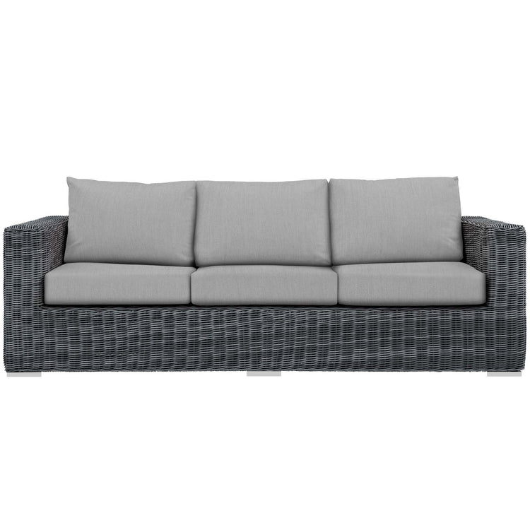 Summon Outdoor Patio Sunbrella® Sofa - Canvas Gray