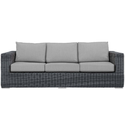 Summon Outdoor Patio Sunbrella® Sofa - Canvas Gray