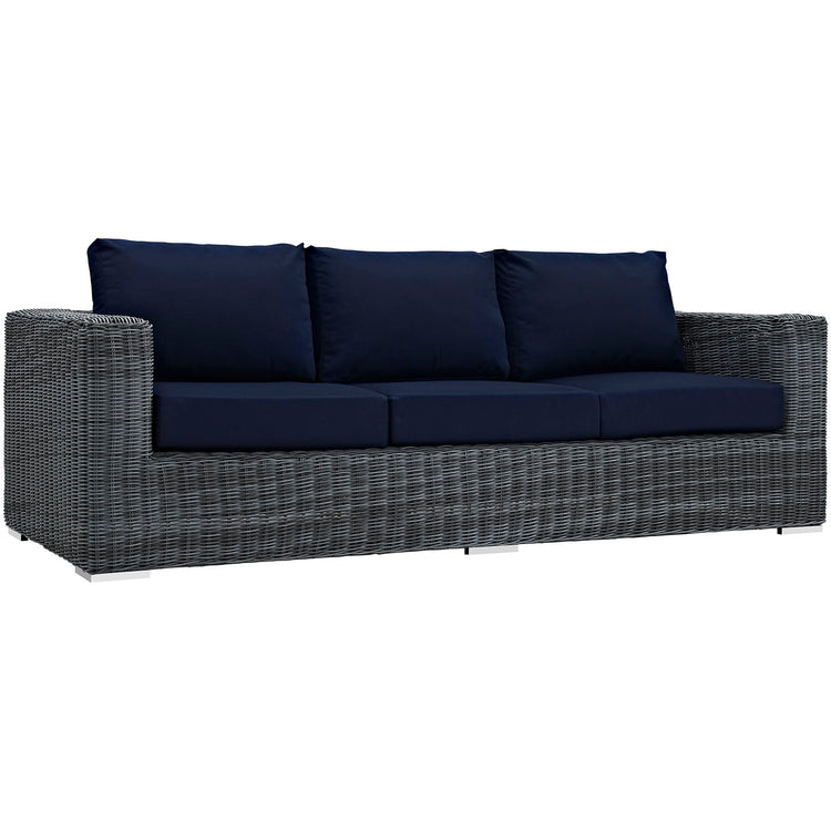 Summon Outdoor Patio Sunbrella® Sofa - Canvas Navy