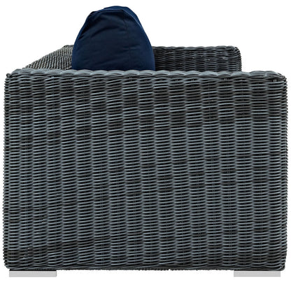 Summon Outdoor Patio Sunbrella® Sofa - Canvas Navy