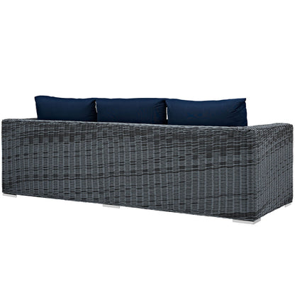 Summon Outdoor Patio Sunbrella® Sofa - Canvas Navy