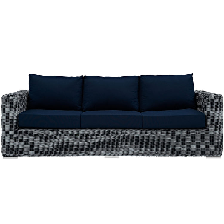 Summon Outdoor Patio Sunbrella® Sofa - Canvas Navy