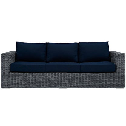 Summon Outdoor Patio Sunbrella® Sofa - Canvas Navy