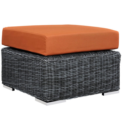 Summon 3 Piece Outdoor Patio Sunbrella® Sectional Set - Canvas Tuscan