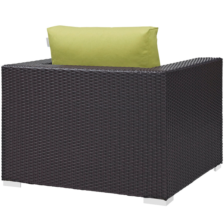 Convene Outdoor Patio Armchair - Espresso Peridot